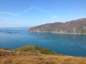 View over the Coryvreken strait