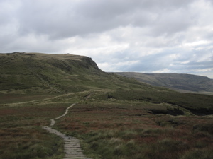 View of Kinder Downfall, and the Kinder