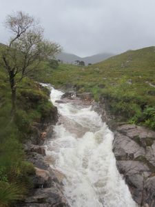 White water below Robbers Waterfall