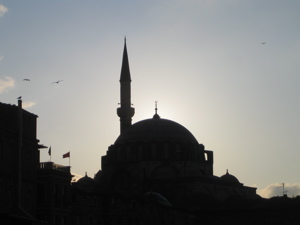 Silhouette of Mosque