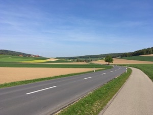 Fields in sunshine