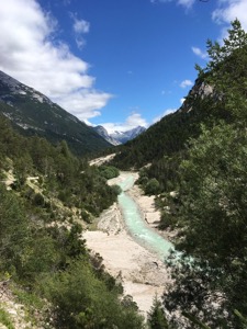 The Isar river near the source at Isar Quelle