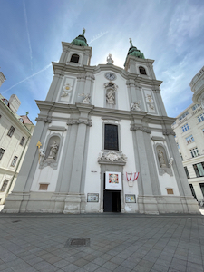 Mariahilf church in Vienna