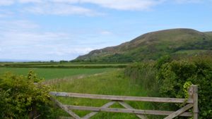 View of Hurlstone Point from outside Porlock