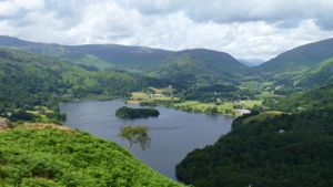 View over Grasmere Lake